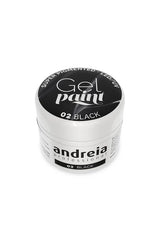 Andreia Professional – Gel Paint para Nail Art Negro 02 4ml