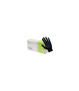 Guantes Nitrilo Negro Polvo Talla-M/7 100 Unidades