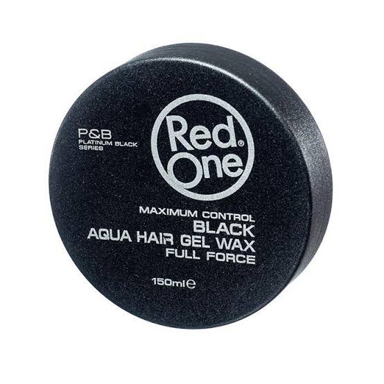 Red One BLACK AQUA HAIR GEL WAX 150ml