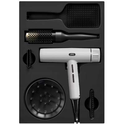 JRL® Pack Forte Pro Secador 2150W Blanco + BR3 Cepillo Antiestático + JRL Multiplex Cepillo Redondo