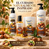 Be'Shyne – Pack para Cabello Seco con Argán, Nutrición y Suavidad – 4 Productos