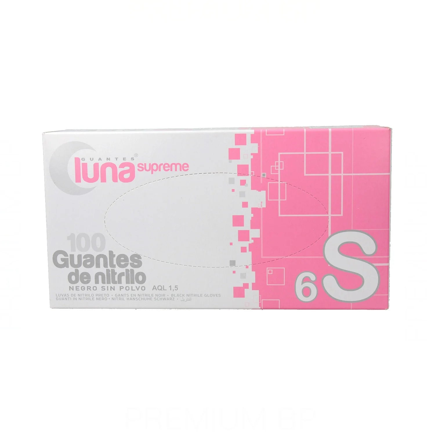 Guantes Nitrilo Negro Polvo Talla-S 100 Unidades