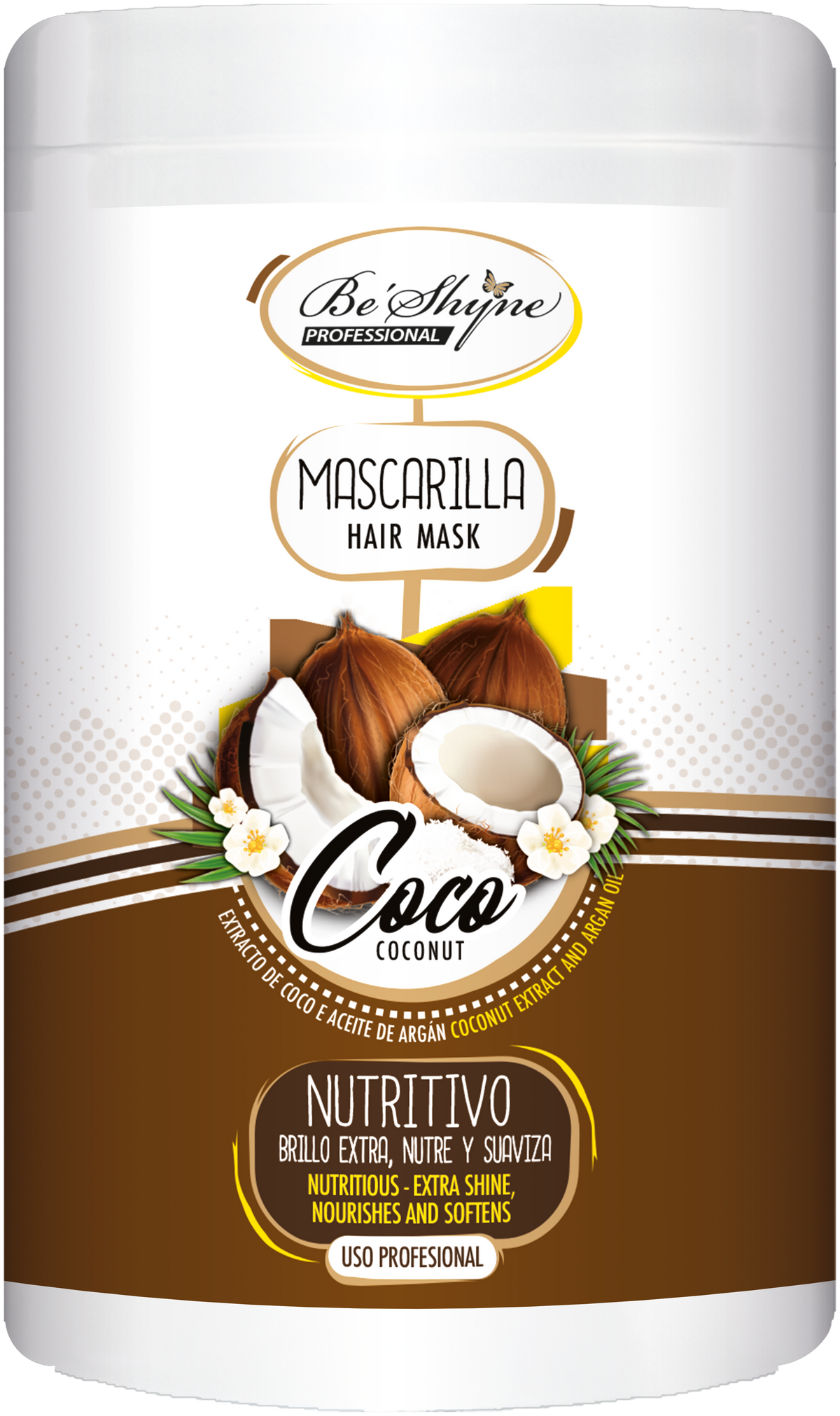Be Shyne Mascarilla de Coco 1000ml