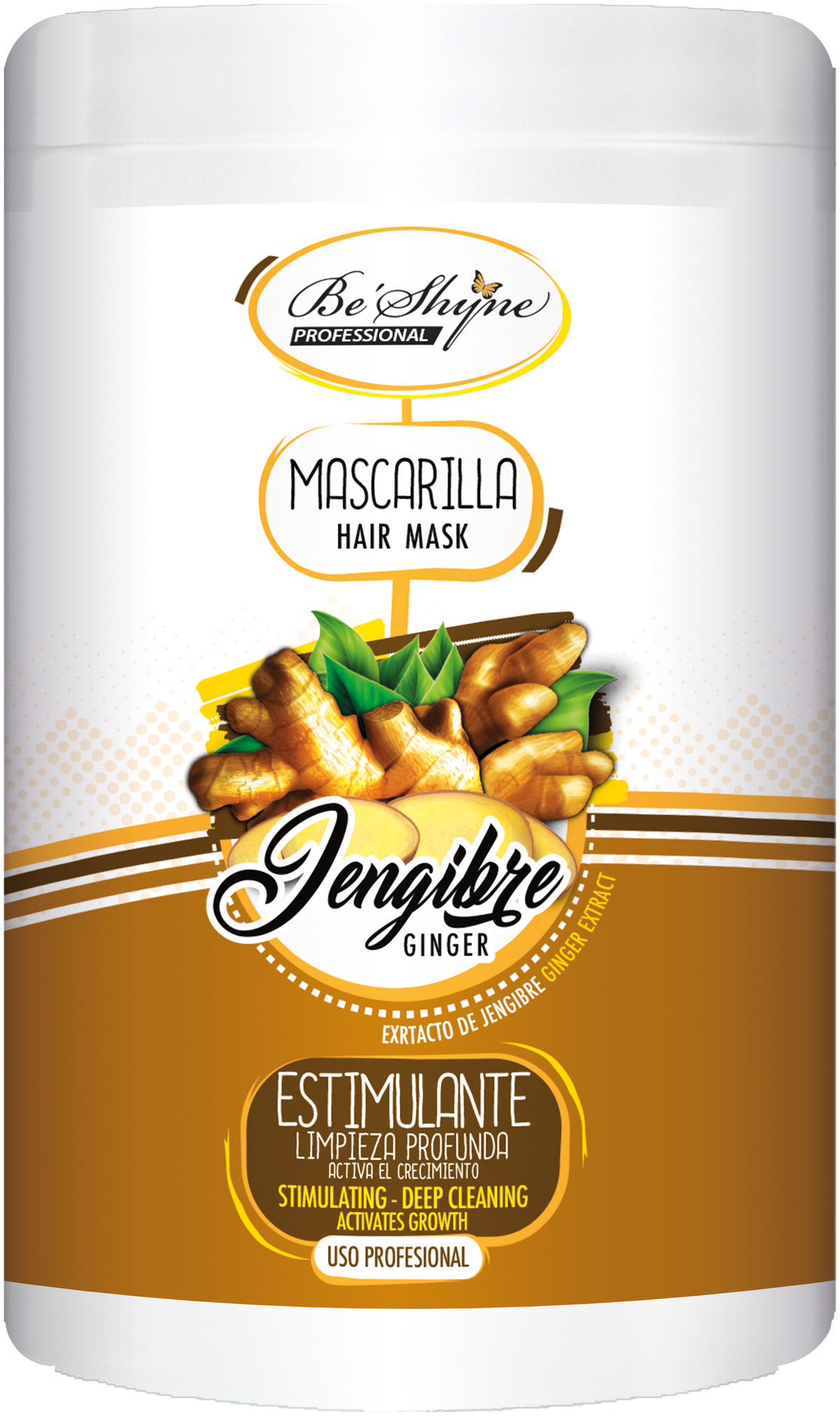 Be´Shyne® Mascarilla  de  Jengibre 1L.