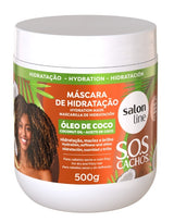 Salon Line – Mascarilla Hidratante para Cabello Rizado con Coco 500 g