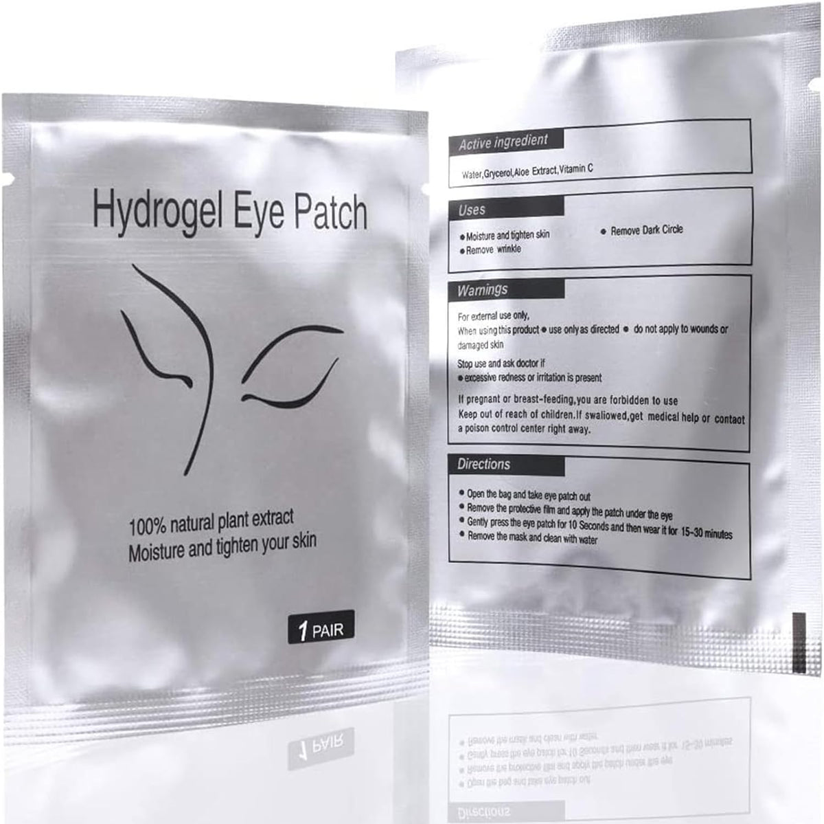 Parches Ojos Extension de Pestañas 50pcs Parches Para Pestañas Eye Gel Pad Pegatinas Para Los Ojos Para el Injerto de Pestañas