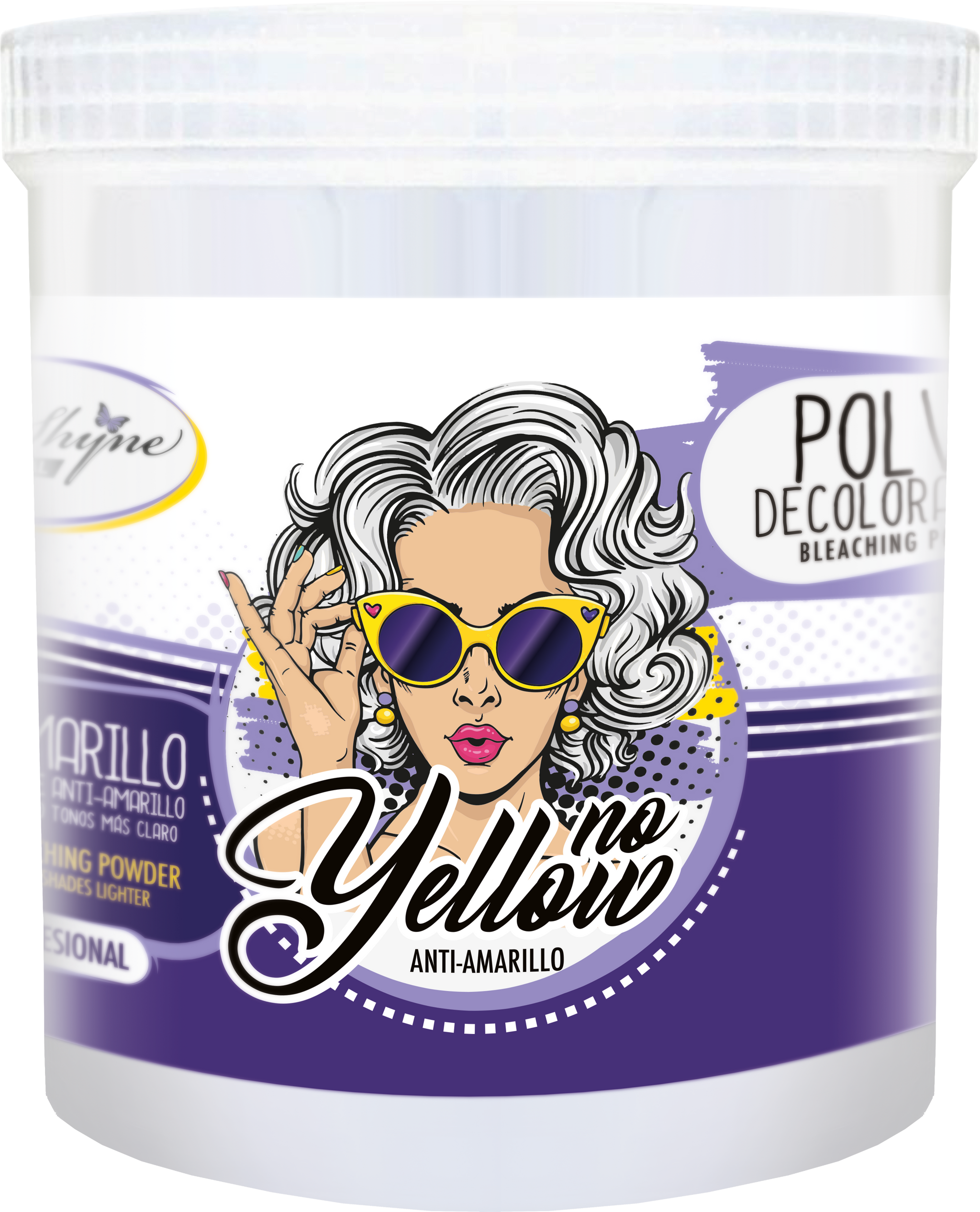 Be´Shyne® Mascarilla  No Yellow, Antiamarillo 1L.