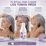 Salerm – Champú para Canas y Cabellos Rubios 300 ml