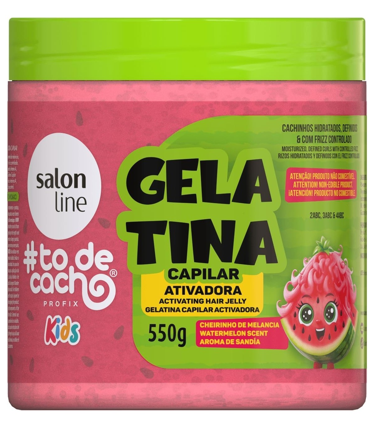 Salon Line – Gelatina capilar para rizos con control del frizz 550 g