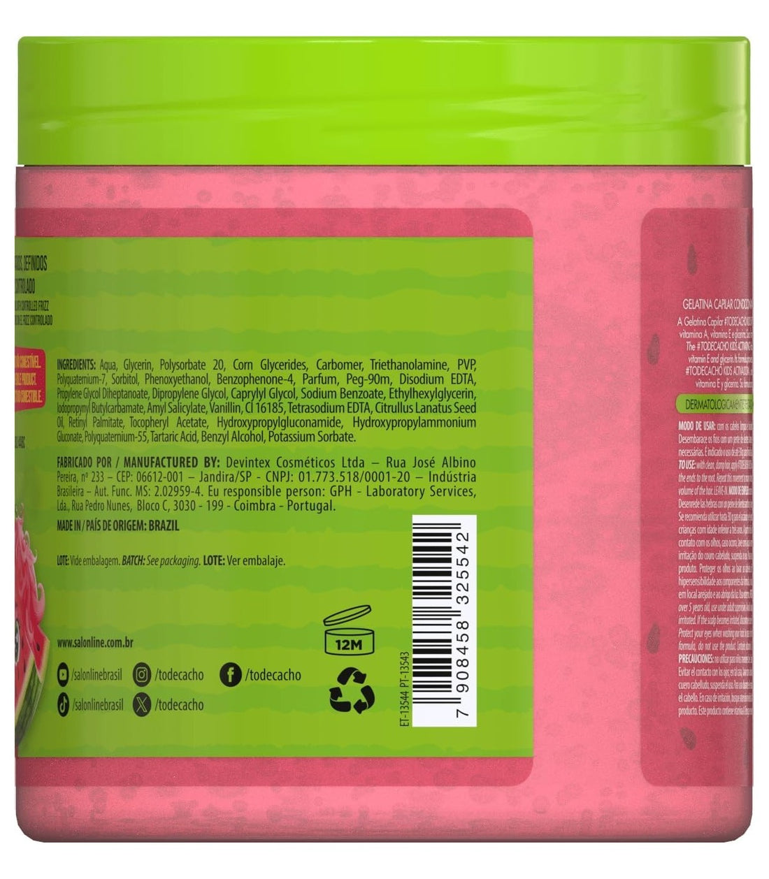 Salon Line – Gelatina capilar para rizos con control del frizz 550 g