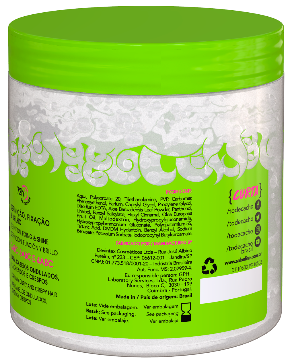 Salon Line – Gelatina para Cabello Rizado de Alta Definición 550 g