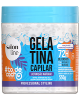 Salon Line – Gelatina para Rizos de Fijación Fuerte 72h 550 g