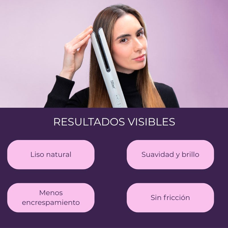 Eurostil – Secador alisador profesional AURA para un acabado natural 1400 W