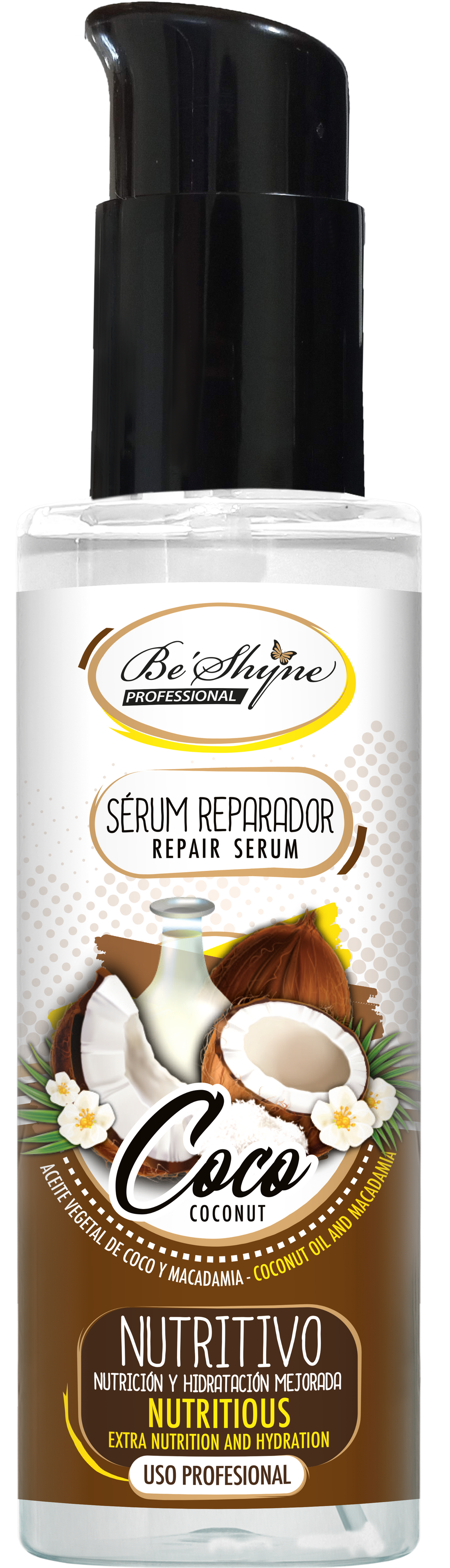Beshyne Champú Nutritivo BE´SHYNE Coco 1L - Suavidad y Brillo