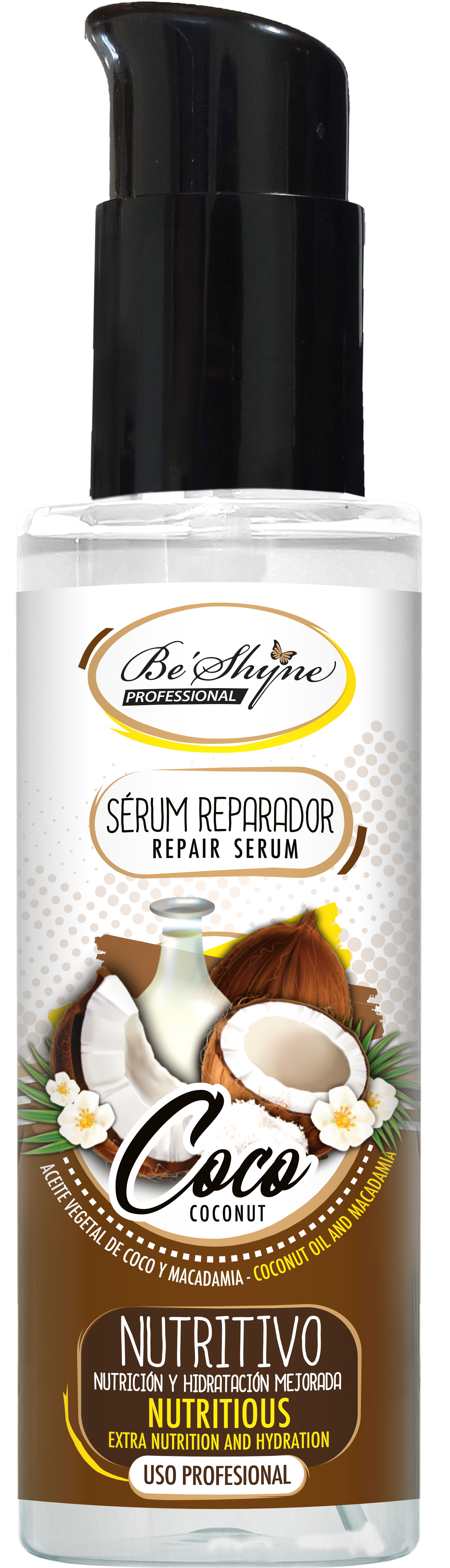 Beshyne Champú Nutritivo BE´SHYNE Coco 1L - Suavidad y Brillo