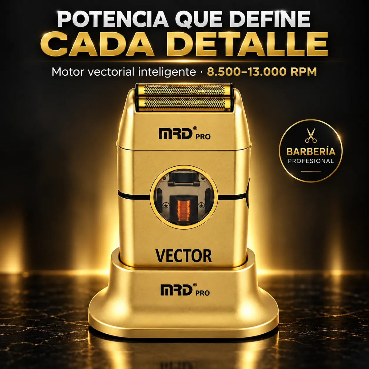 MRD PRO – Shaver Profesional para Rasurado Apurado y Acabados 1 Unidad