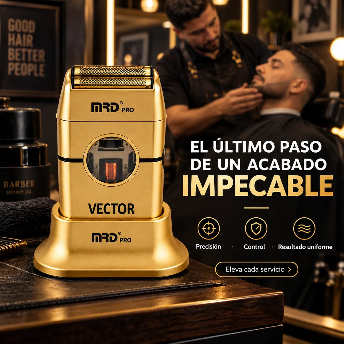 MRD PRO – Shaver Profesional para Rasurado Apurado y Acabados 1 Unidad