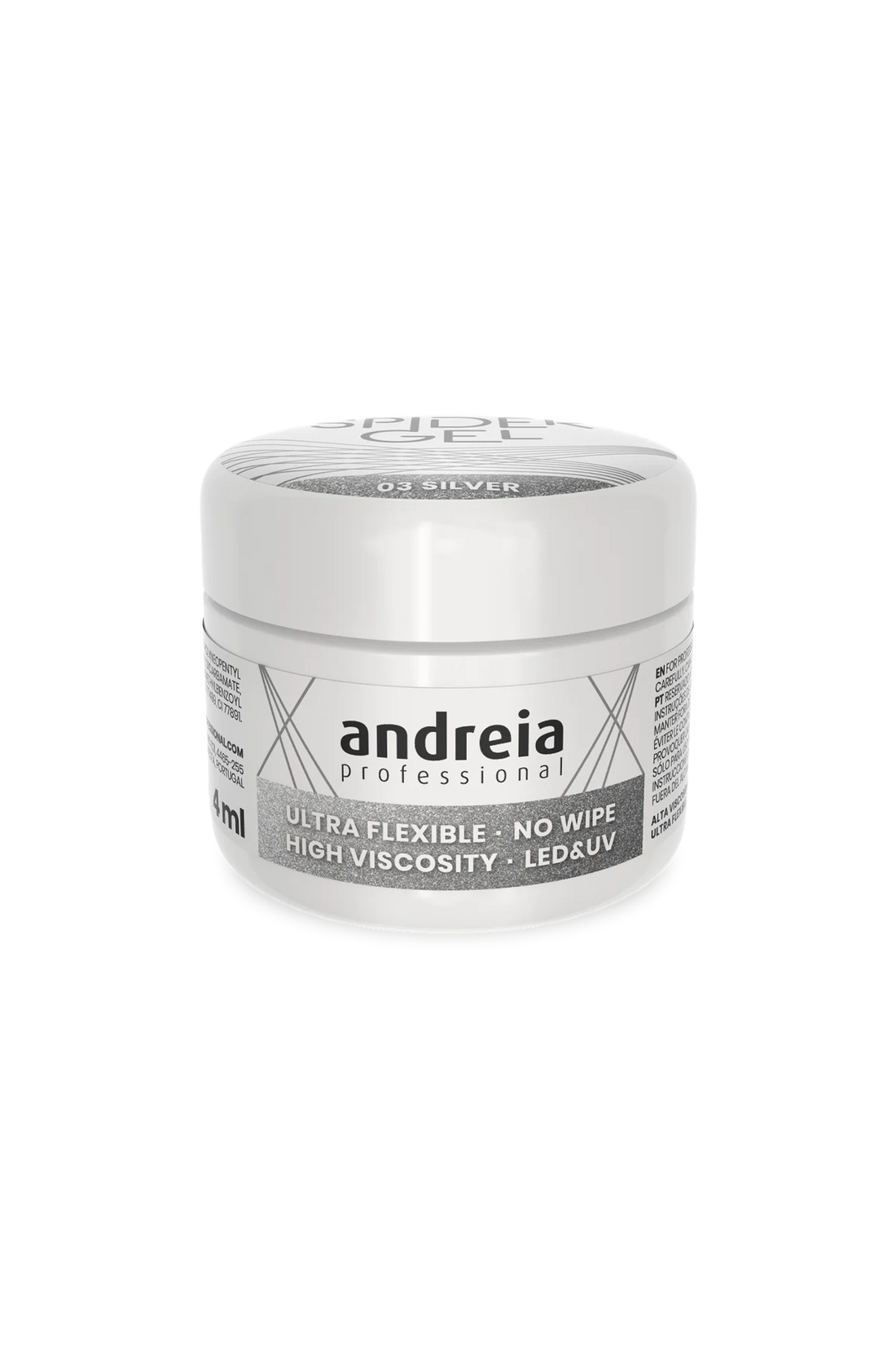Andreia Professional – Gel para Nail Art Spider Gel de Alta Viscosidad 4 ml