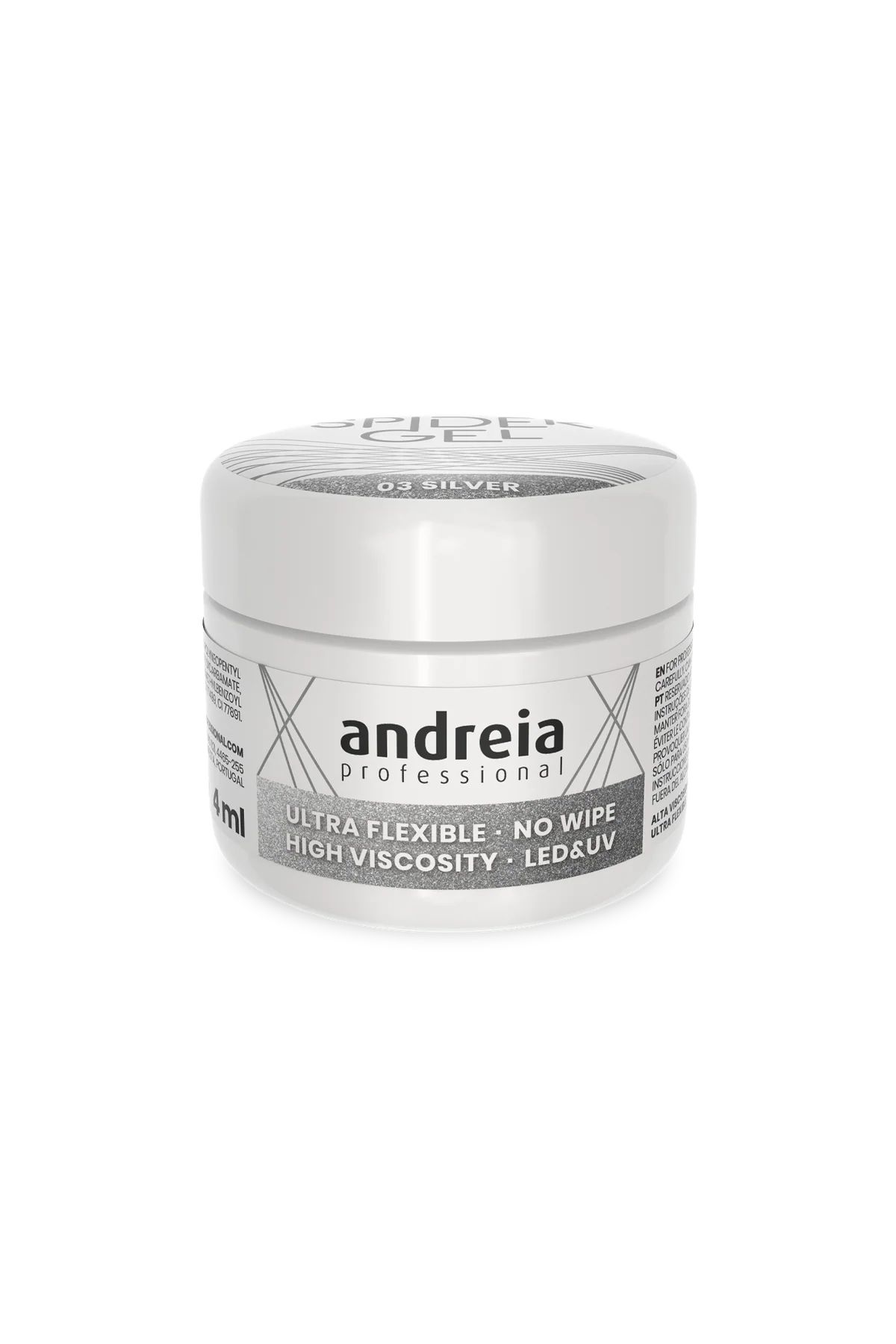 Andreia Professional – Gel para Nail Art Spider Gel de Alta Viscosidad 4 ml