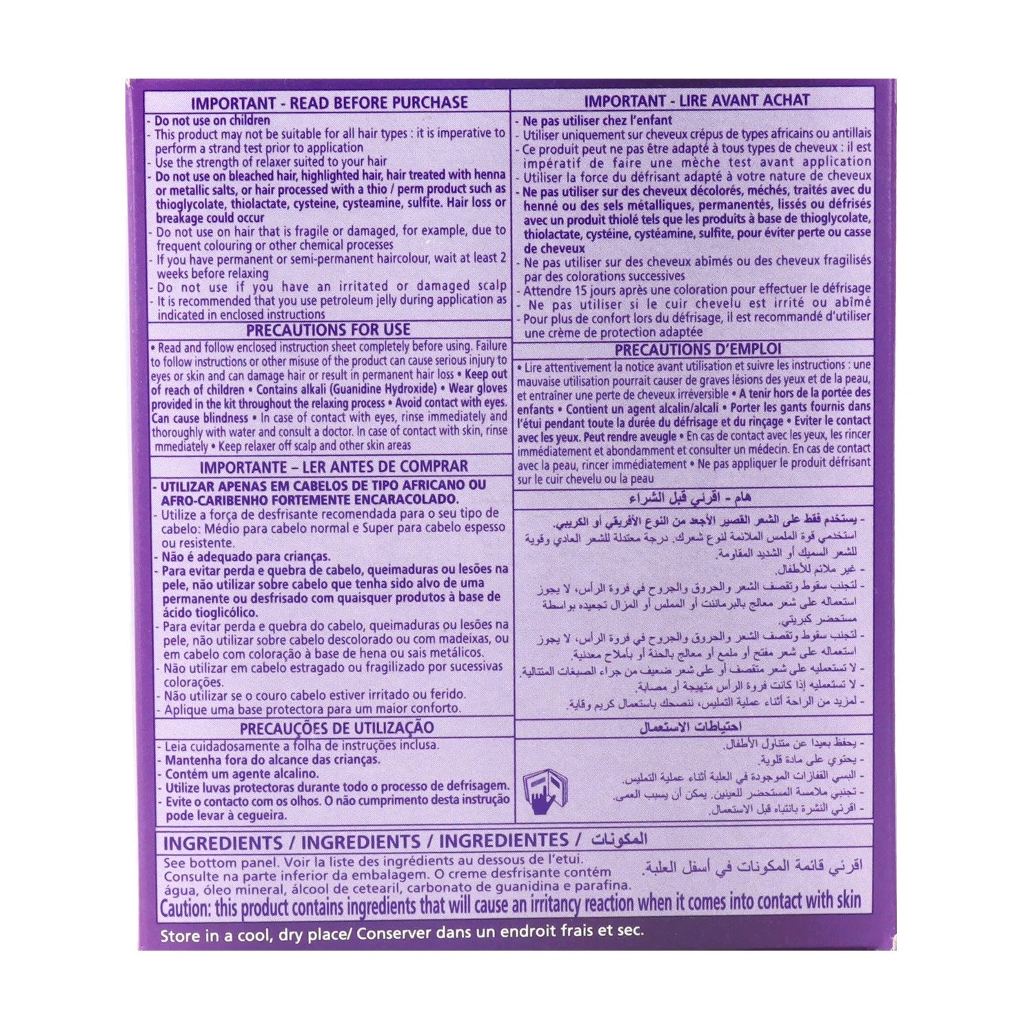 Dark & Lovely, Soft & Sheen Carson  Relaxer Kit Regular