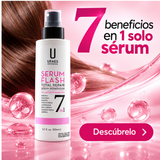 UFAES Serum Flash 7 en 1 – Sérum Capilar Reparador Total Sin Aclarado 150 ml