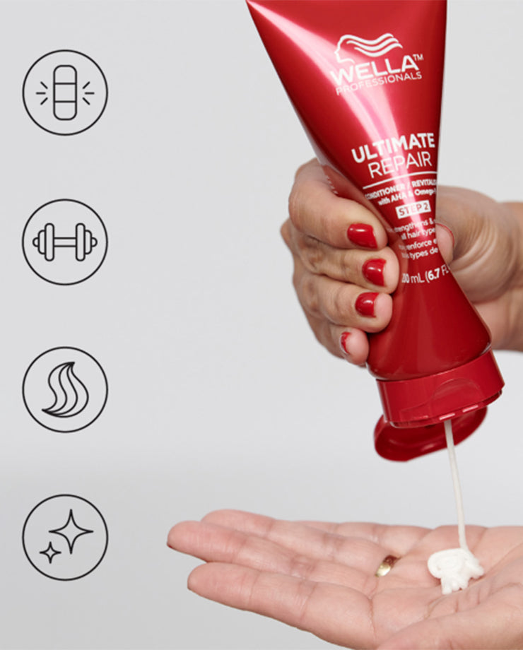 Wella Ultimate Repair Acondicionador Nutritivo Hidratante para Cabello Dañado 200ml